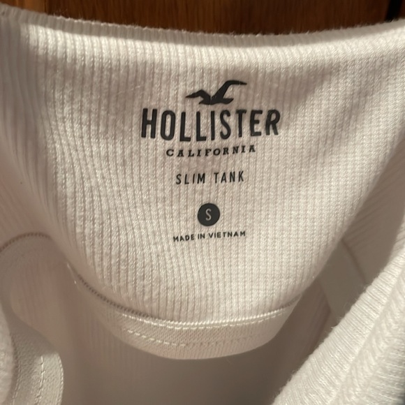 Hollister White Bodysuit - Good Used Condition - Some Piling - Small - Shelf Bra - Picture 3 of 5